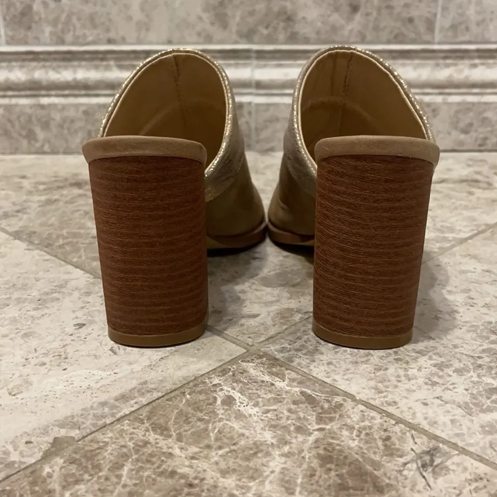 Henry Ferrera Champagne Sandals
